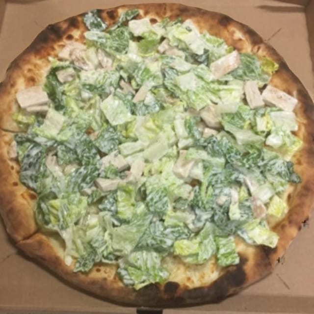 Caesar Salad Pizza.
